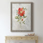 Linen Peony - Premium Canvas Framed in Barnwood - Ready to Hang