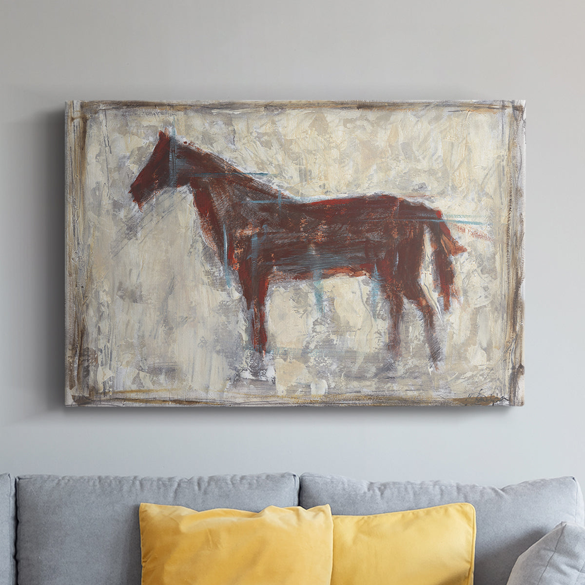 Iron Equine I - Canvas Art Print