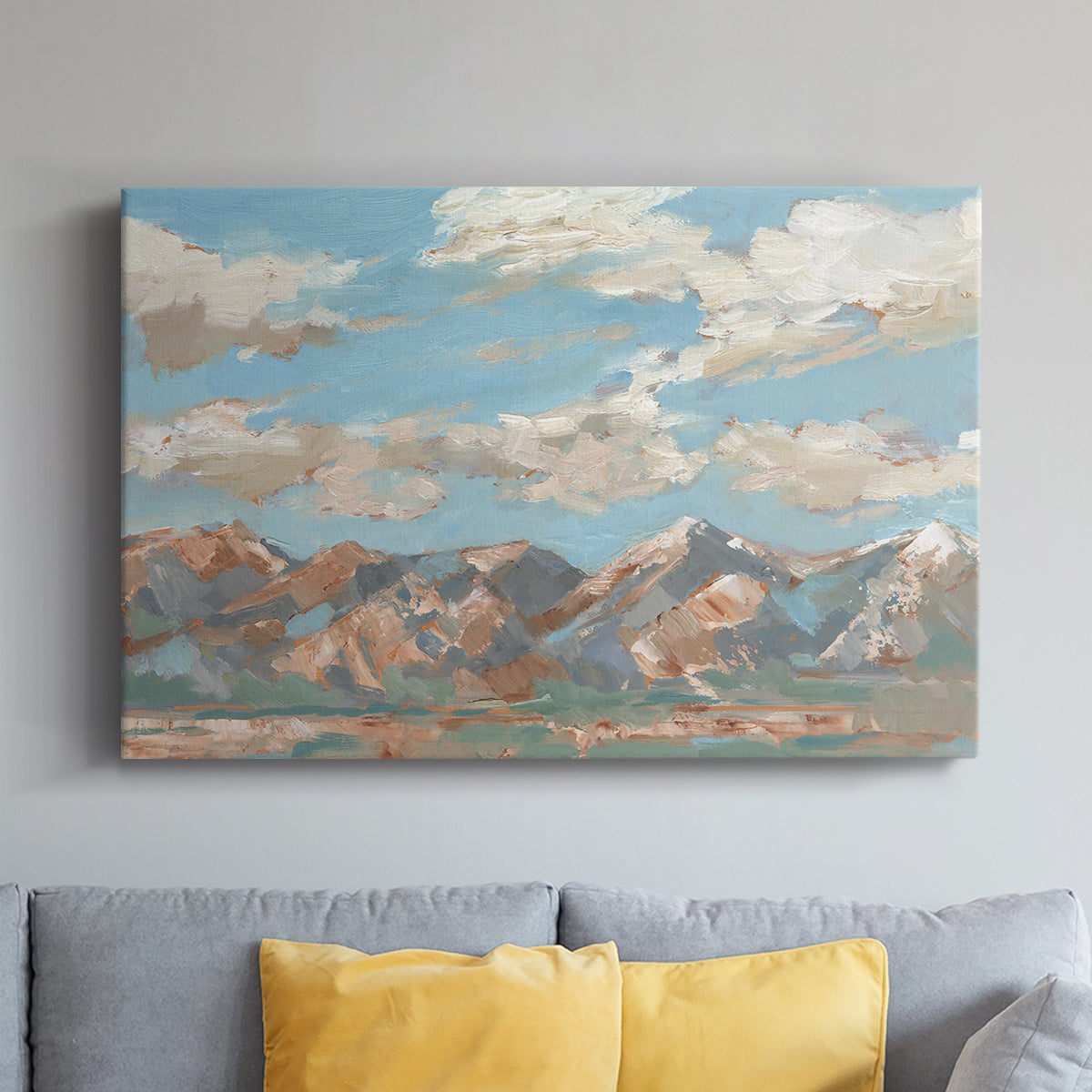 Pastel Western Vista I - Canvas Art Print