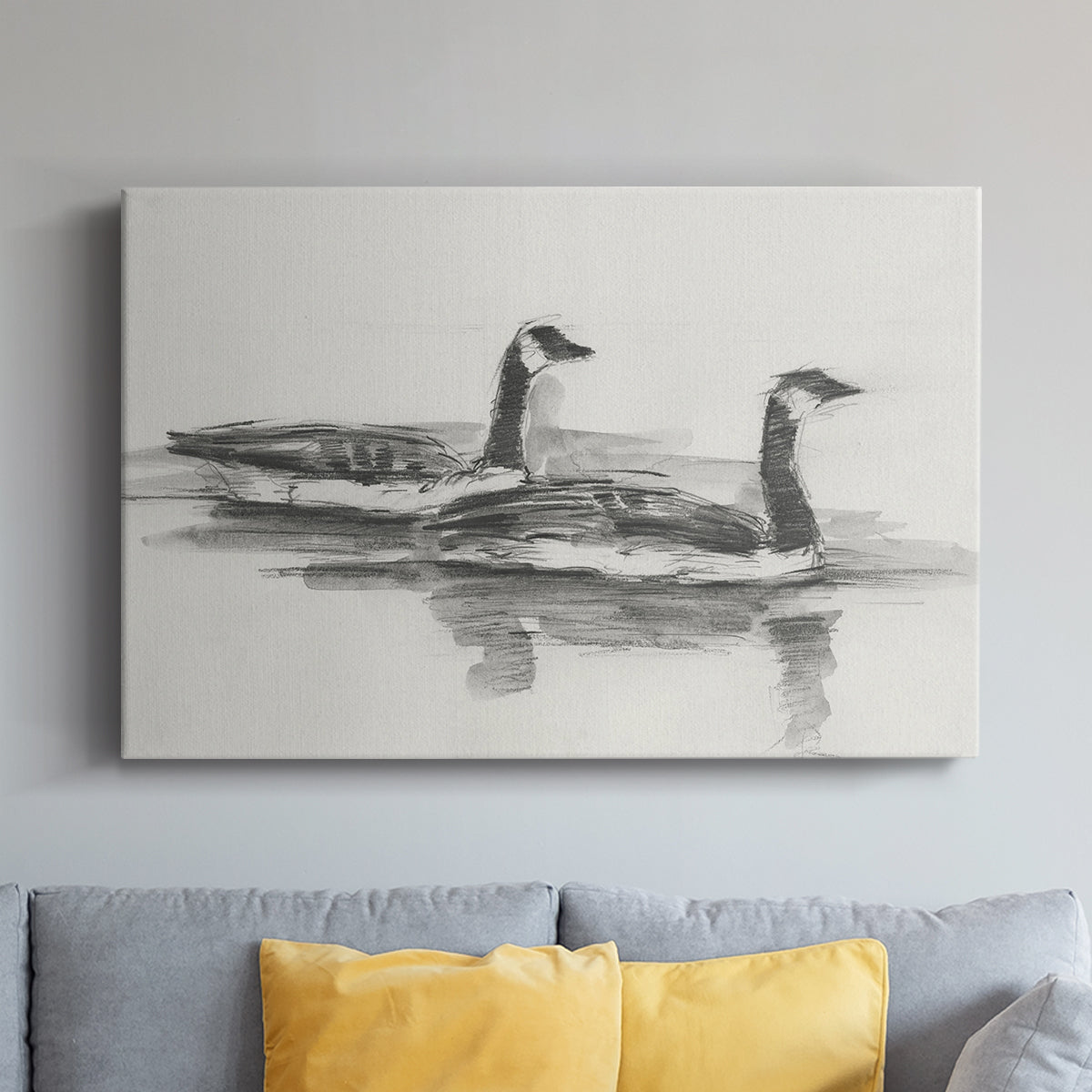 Geese Study I - Canvas Art Print