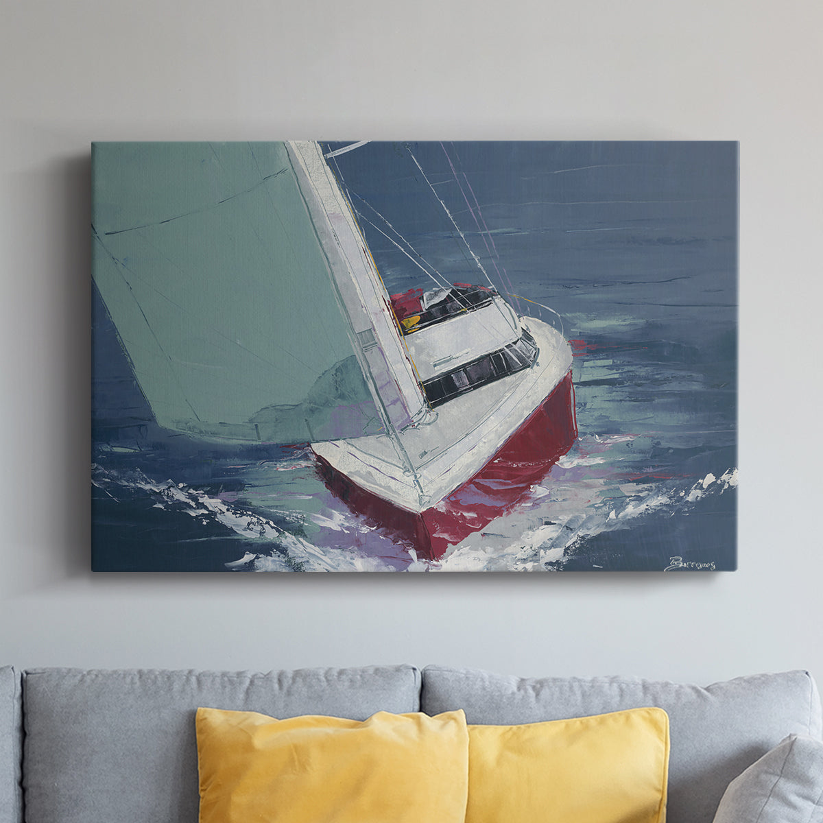 Day Sailing - Canvas Art Print