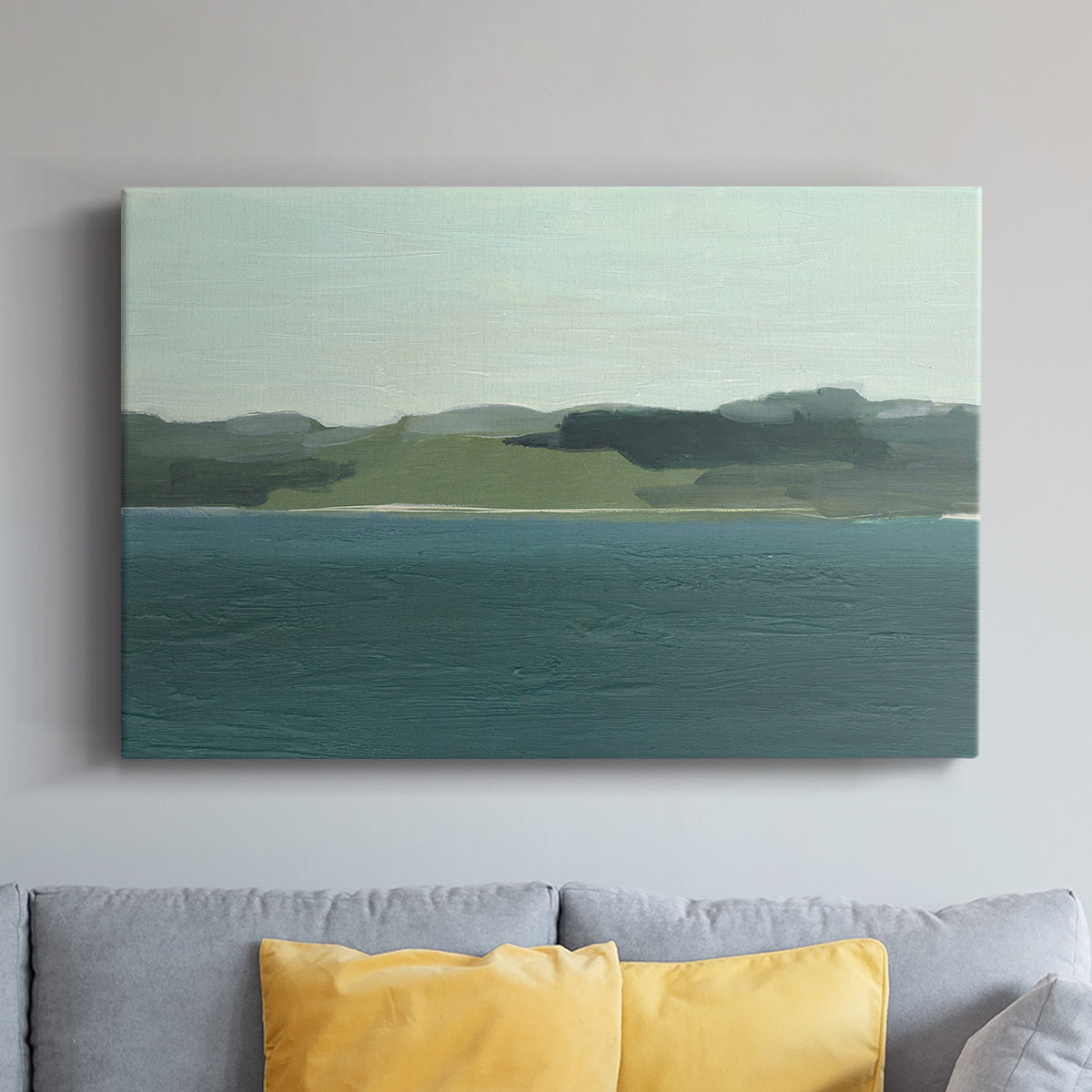 Calming Lake View I - Canvas Art Print