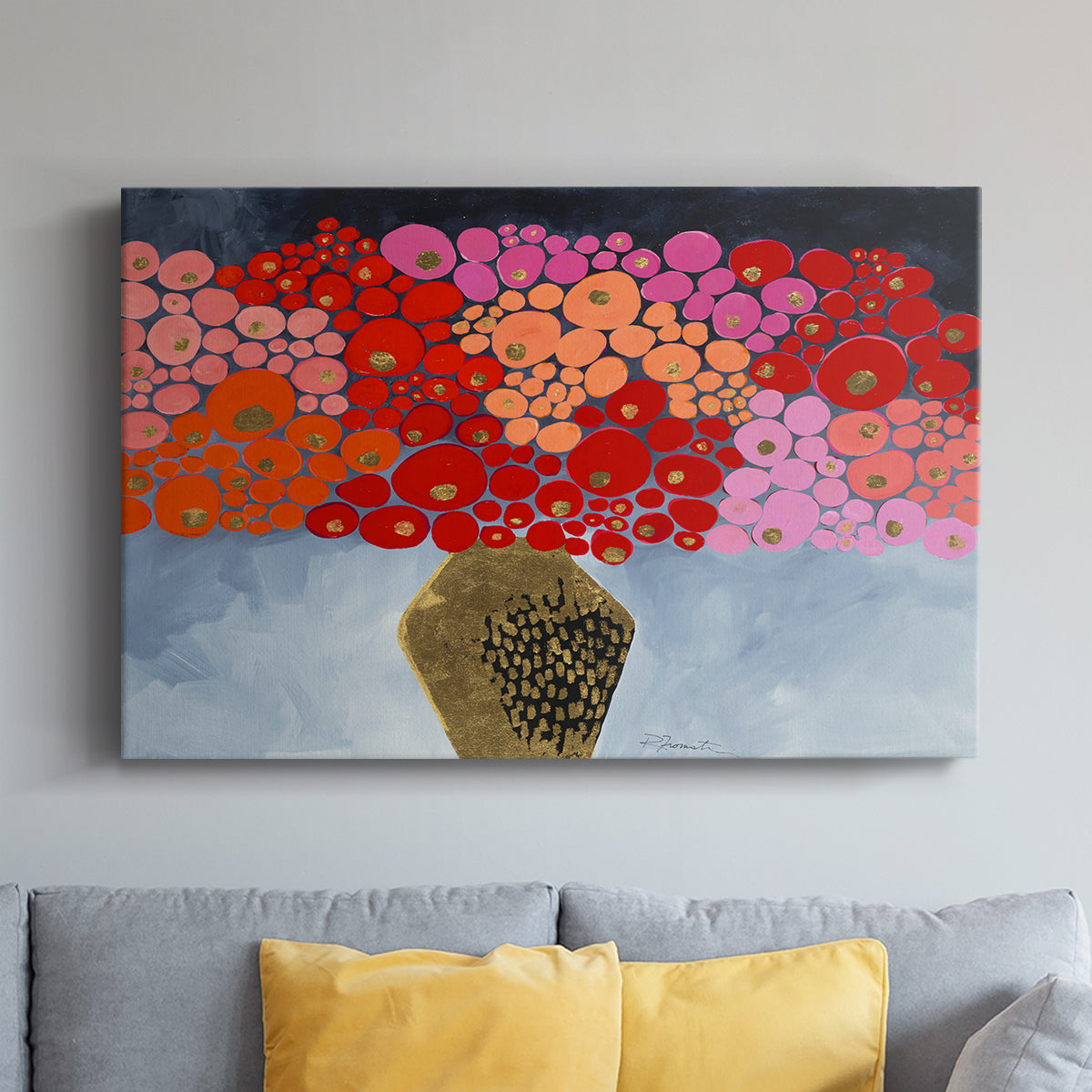 Red Poppies II - Canvas Art Print
