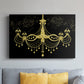 Golden Chandelier - Canvas Art Print