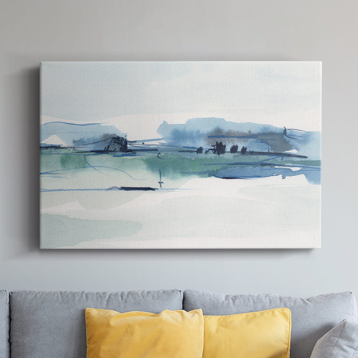 Ultramarine Vista II - Canvas Art Print