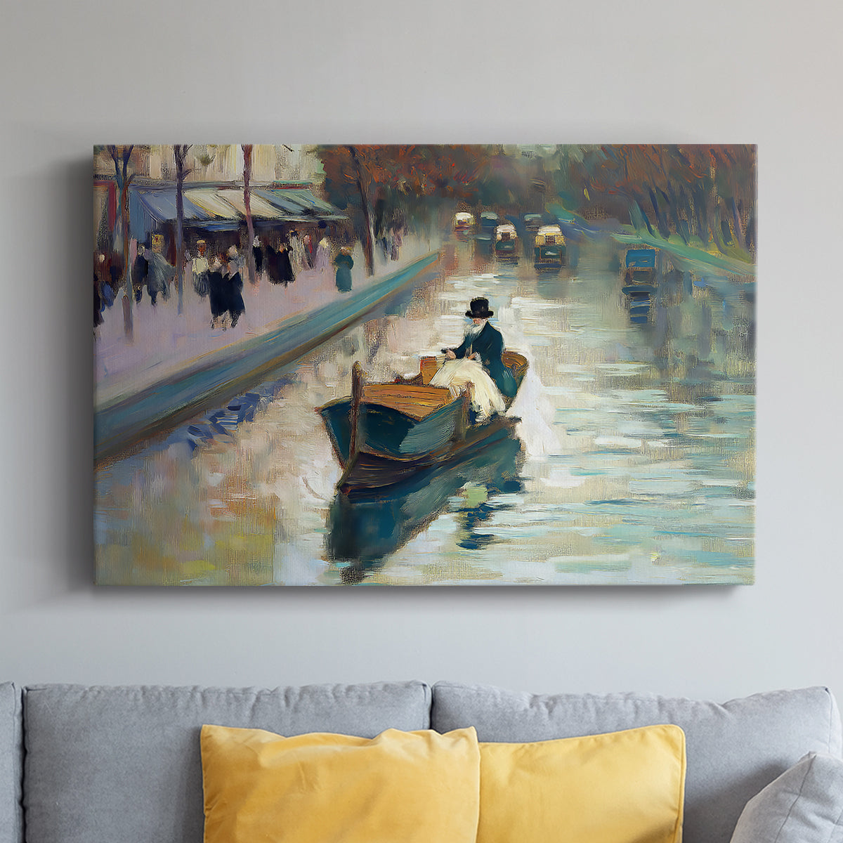River Impression LXXXII - Canvas Art Print