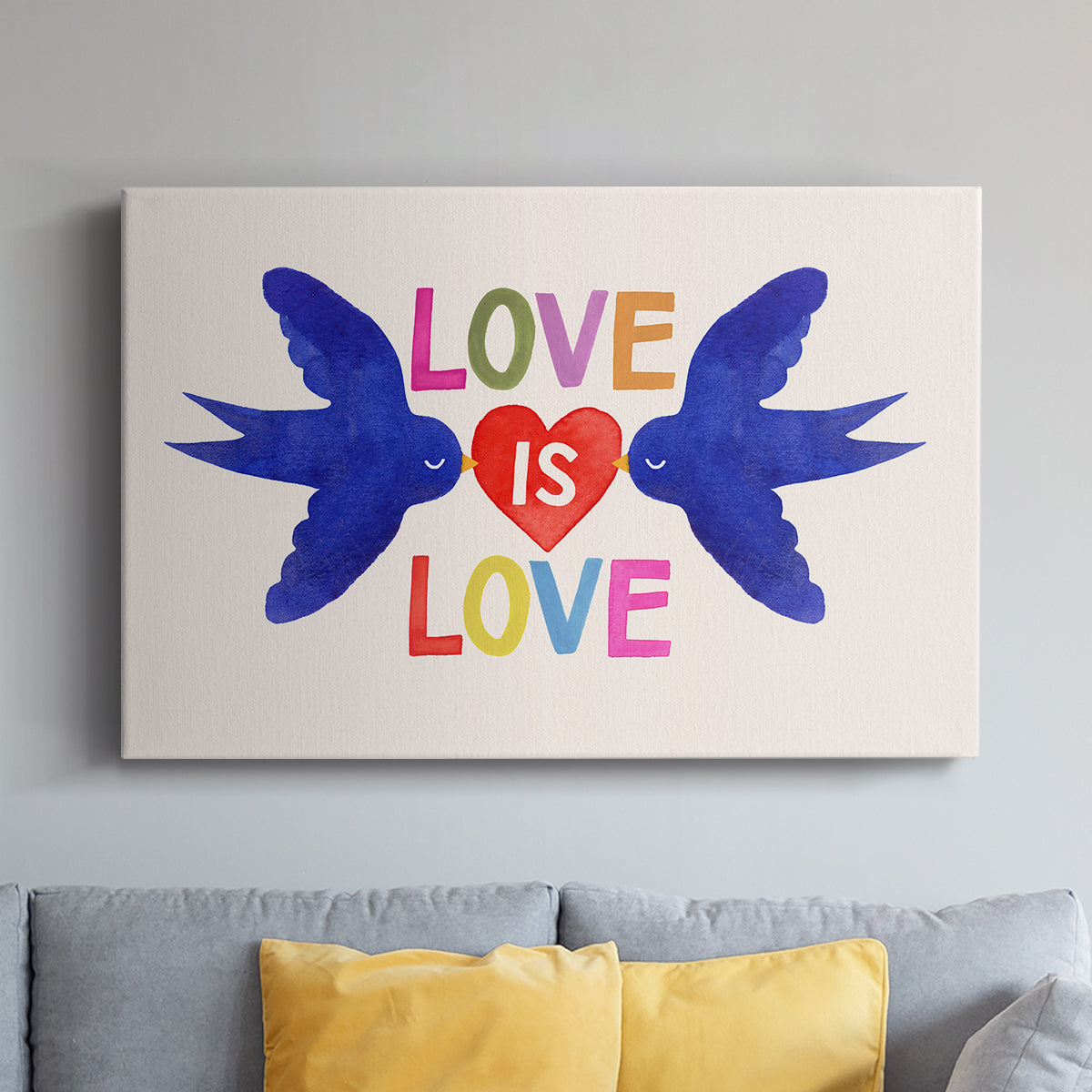 Love Loudly Collection A - Canvas Art Print