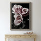 Rose Noir I - Premium Canvas Framed in Barnwood - Ready to Hang