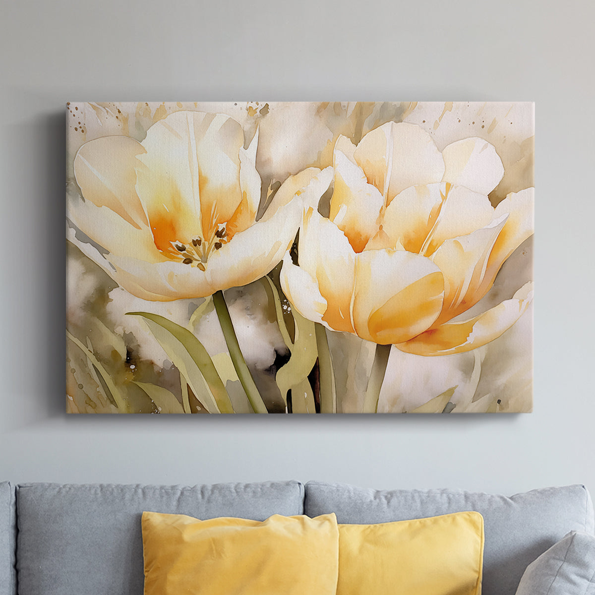 Floral Watercolor XXVI - Canvas Art Print