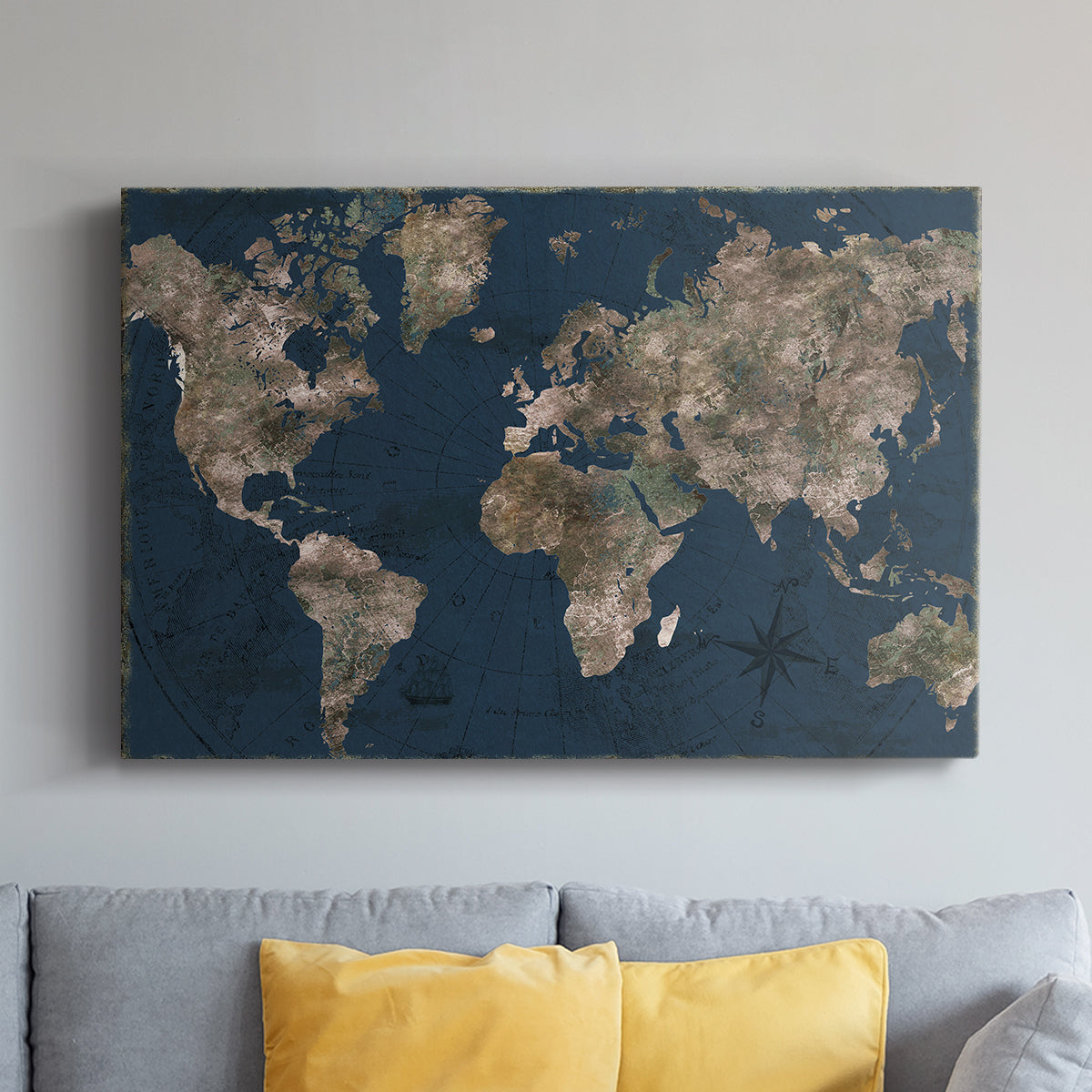 Navy Atlas - Canvas Art Print