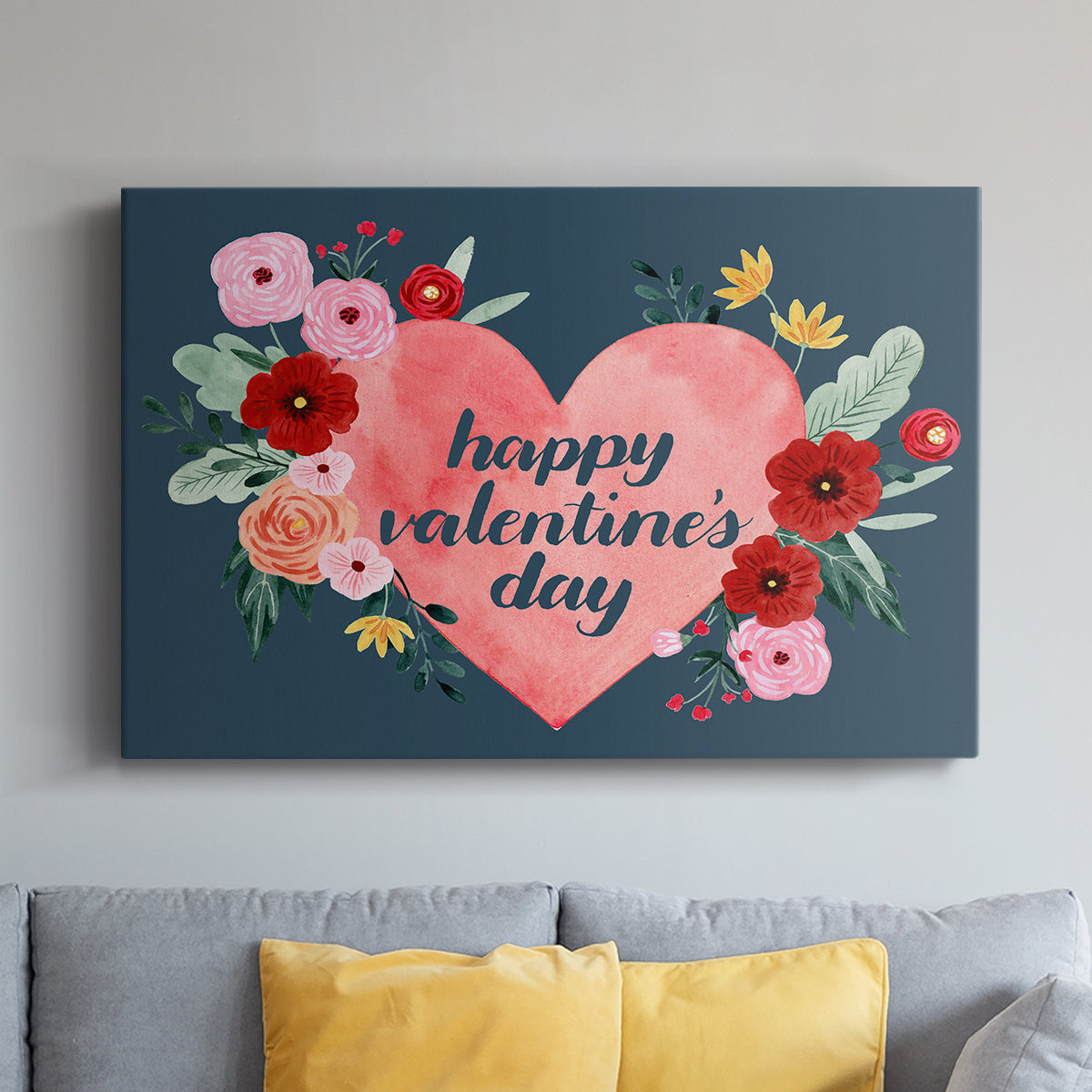 Sweet Hearts Collection A - Canvas Art Print