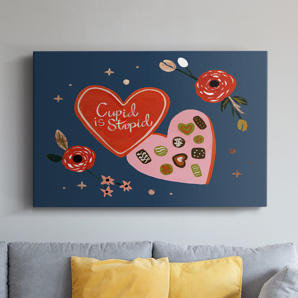 Happy Galentine II - Canvas Art Print