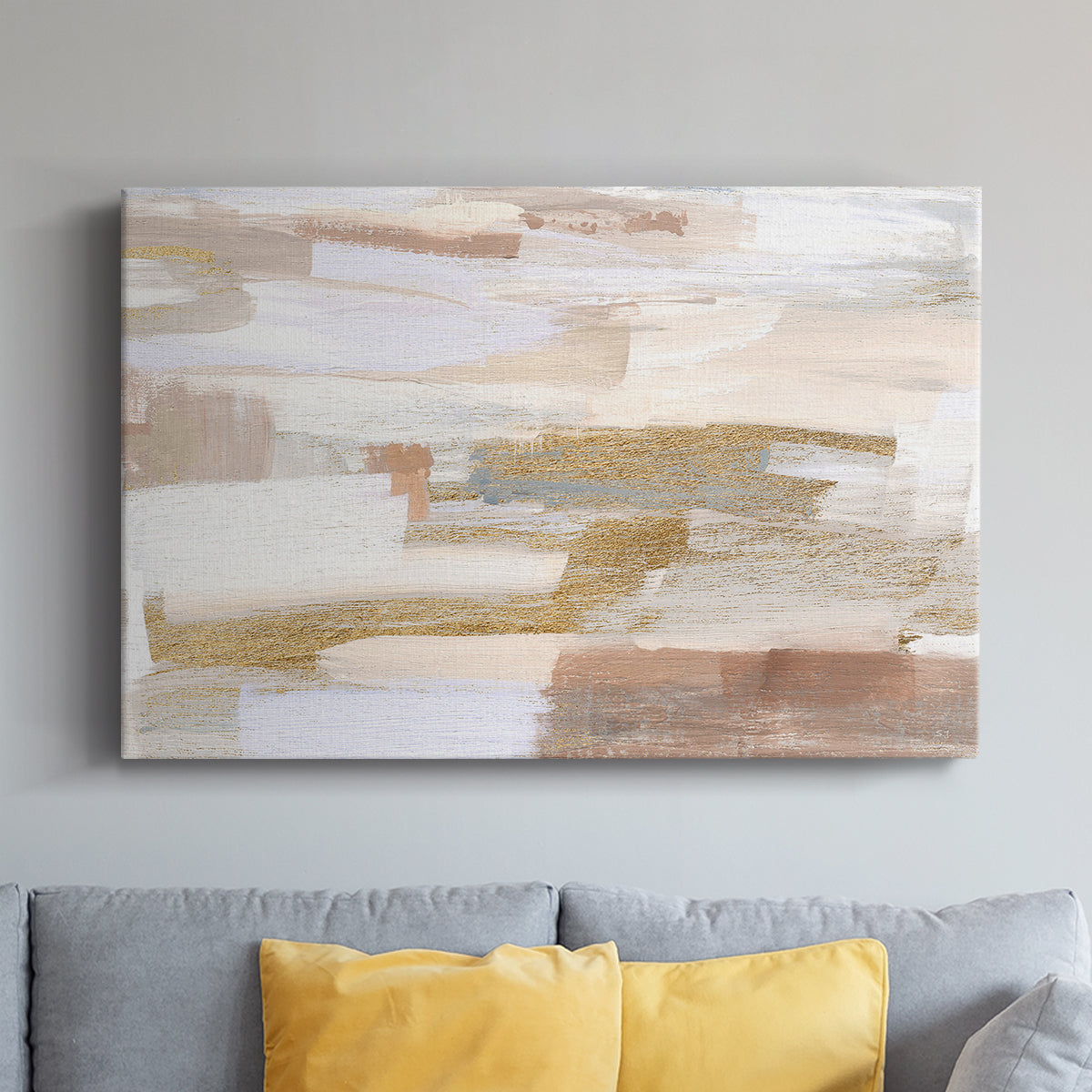 Gold Quartz II - Canvas Art Print
