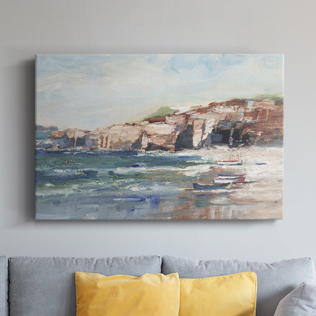Sea Cliff Study II - Canvas Art Print