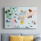 Animal Map - Canvas Art Print