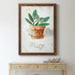 Potted Sage - Premium Canvas Framed in Barnwood - Ready to Hang