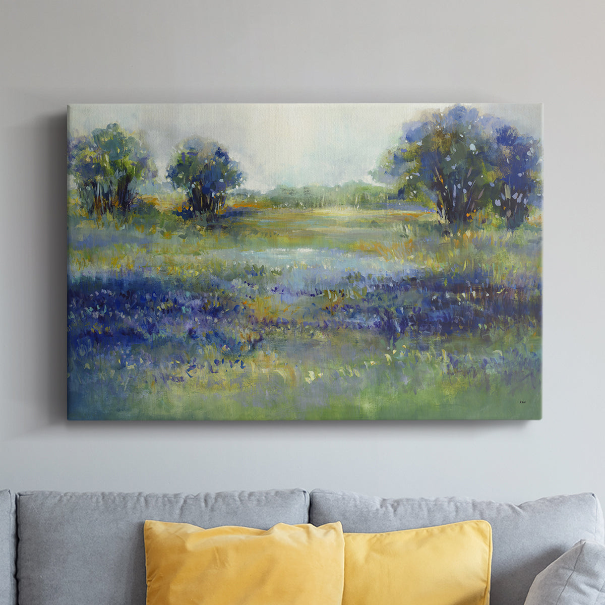 Wildflower View - Canvas Art Print