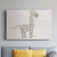 Floral Giraffe - Canvas Art Print