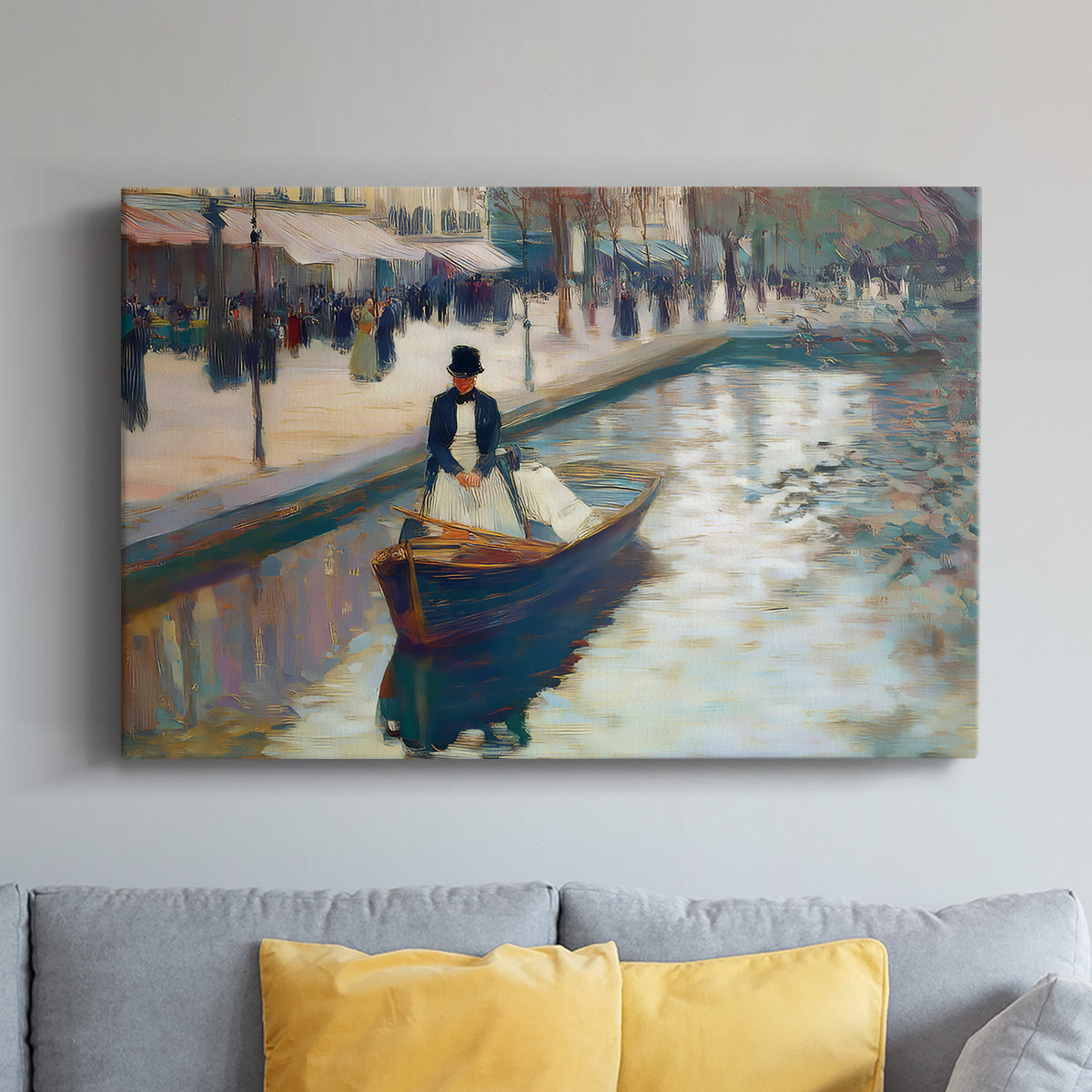 River Impression LXVII - Canvas Art Print
