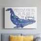 Whale Love II - Canvas Art Print