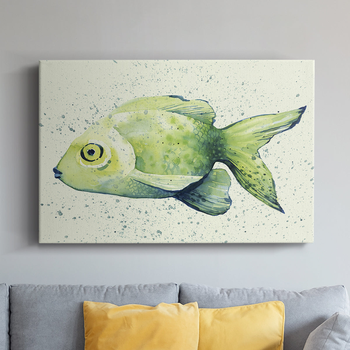 Speckled Freshwater Fish I - Canvas Art Print