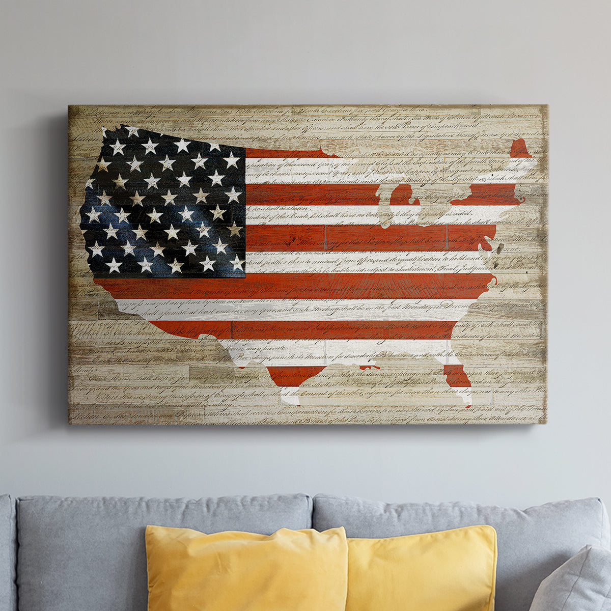 American Flag - Canvas Art Print