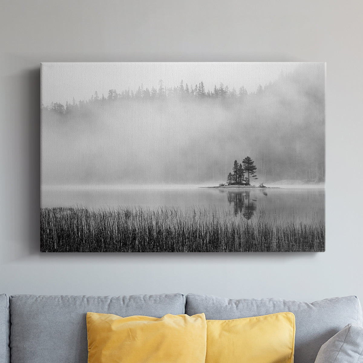 Island Fog - Canvas Art Print