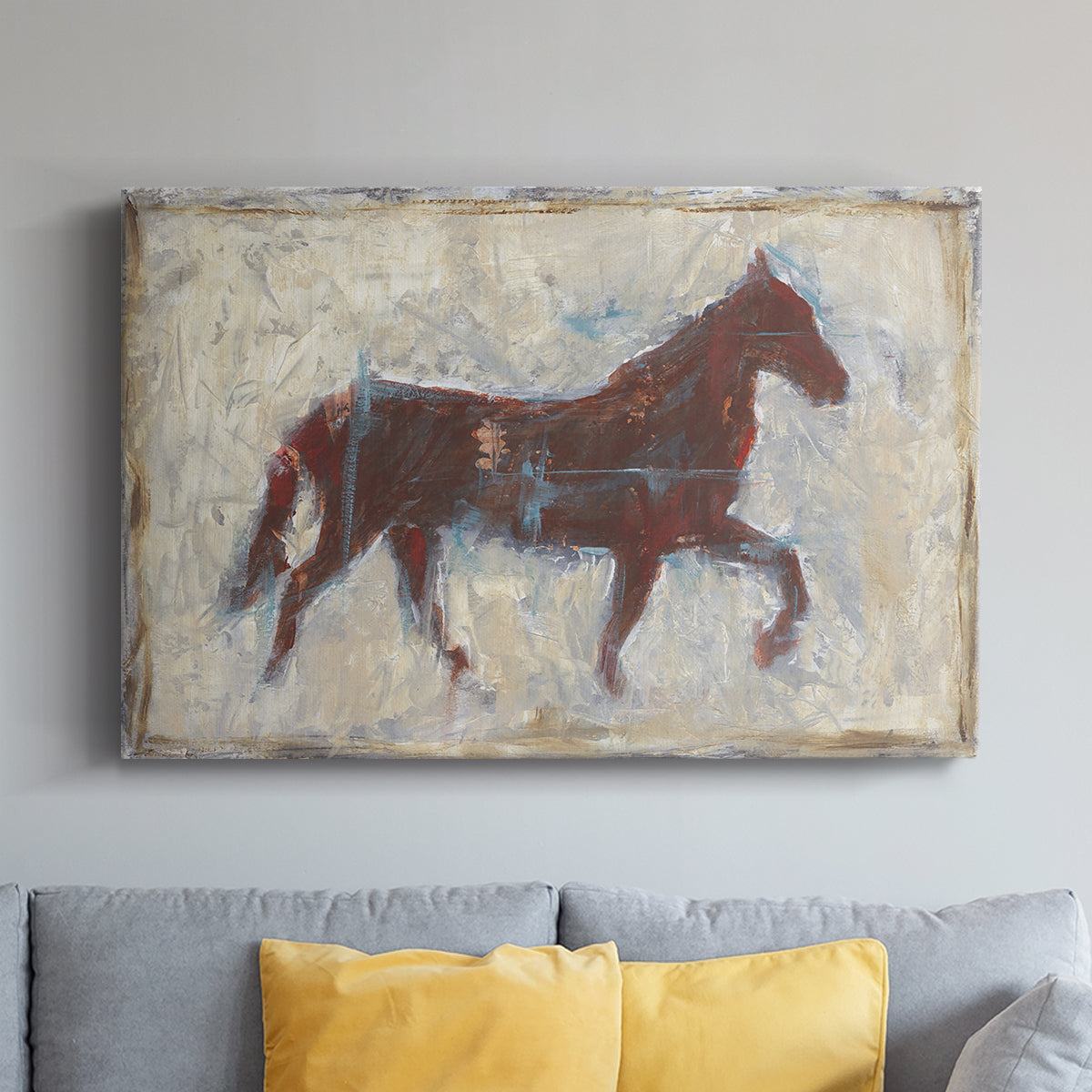 Iron Equine II - Canvas Art Print