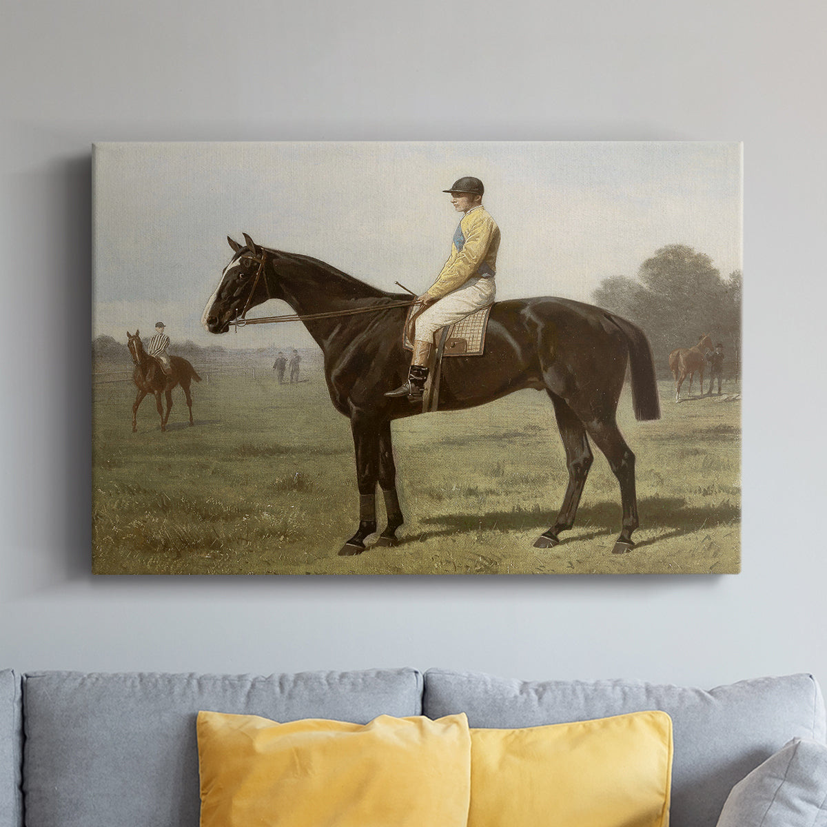 Vintage Jockey XXXVII - Canvas Art Print