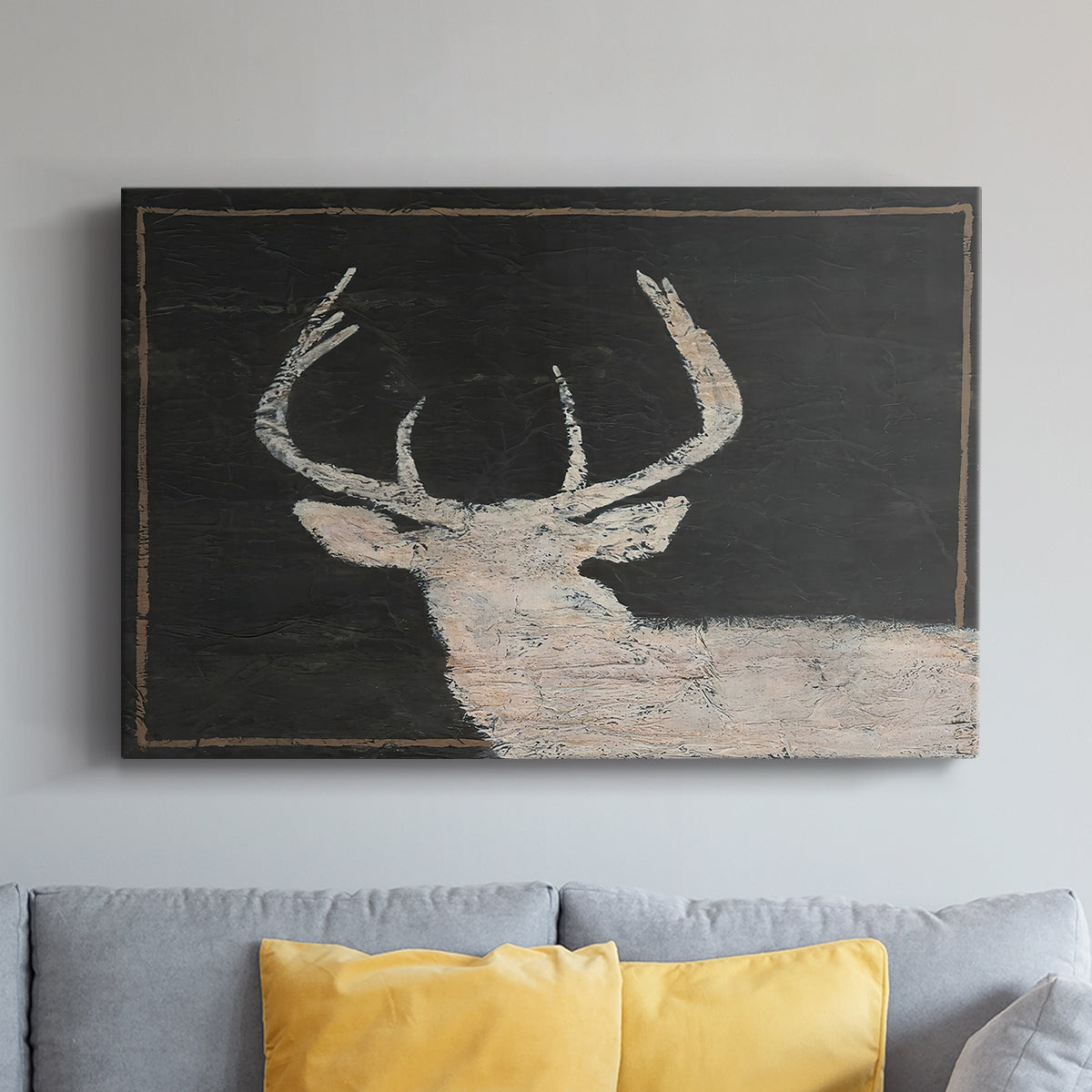 Brow Tine Deer I - Canvas Art Print