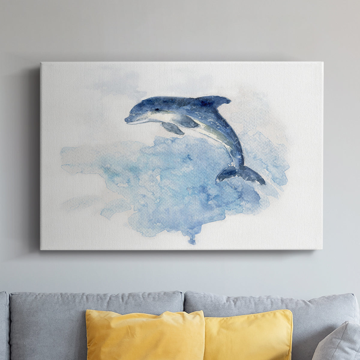 Wave Jumping - Canvas Art Print