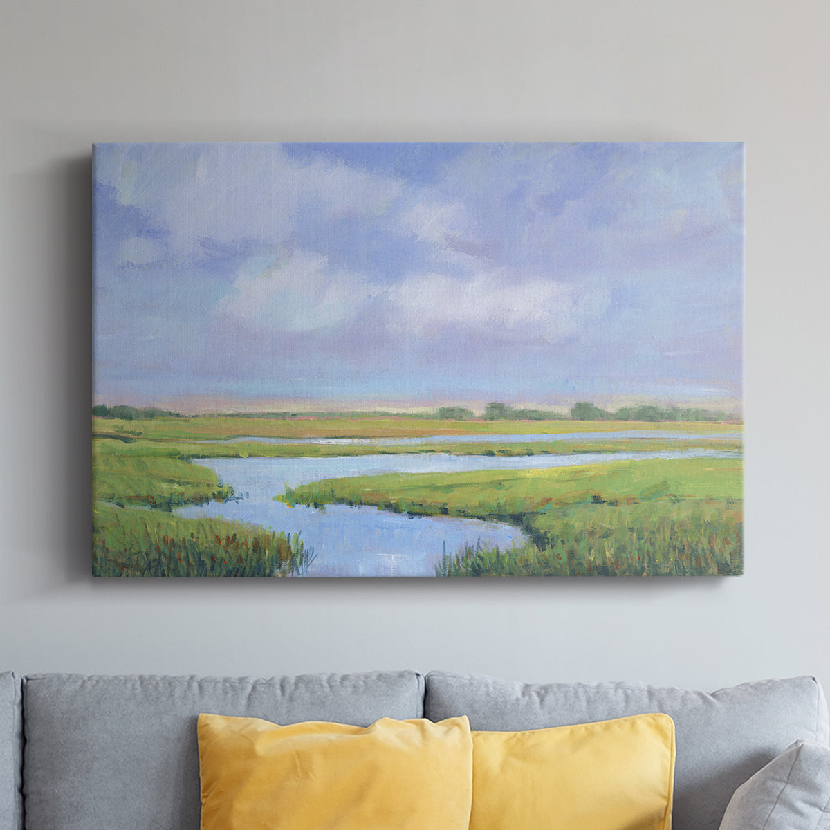 Summer Marsh II - Canvas Art Print