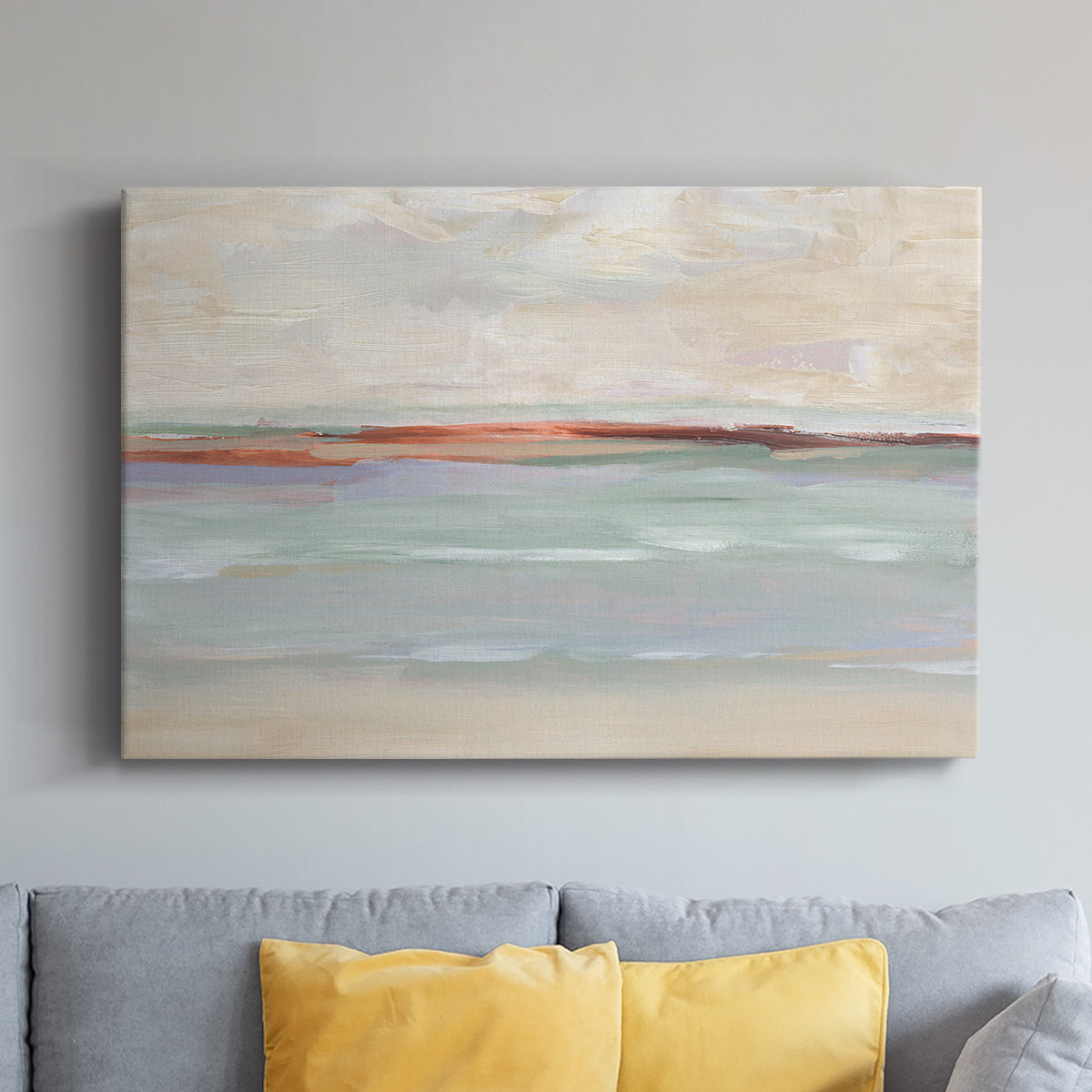 Sienna Horizon I - Canvas Art Print