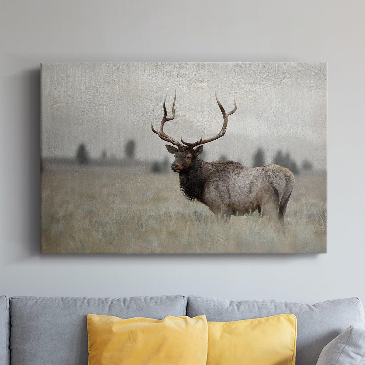 Grand Elk - Canvas Art Print