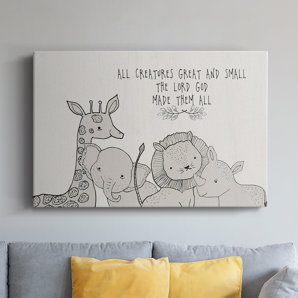 All Creatures - Canvas Art Print