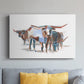 Modern Longhorns II - Canvas Art Print