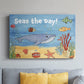 Cute Sea Creatures II - Canvas Art Print