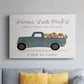 Fresh Sunflowers Truck - Canvas Art Print