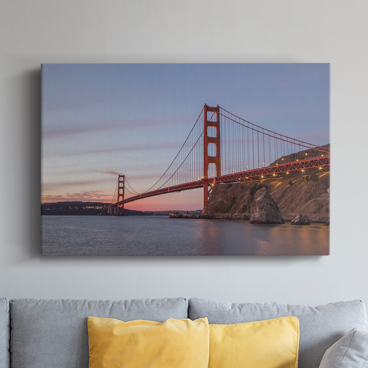 Golden Gate Span - Canvas Art Print