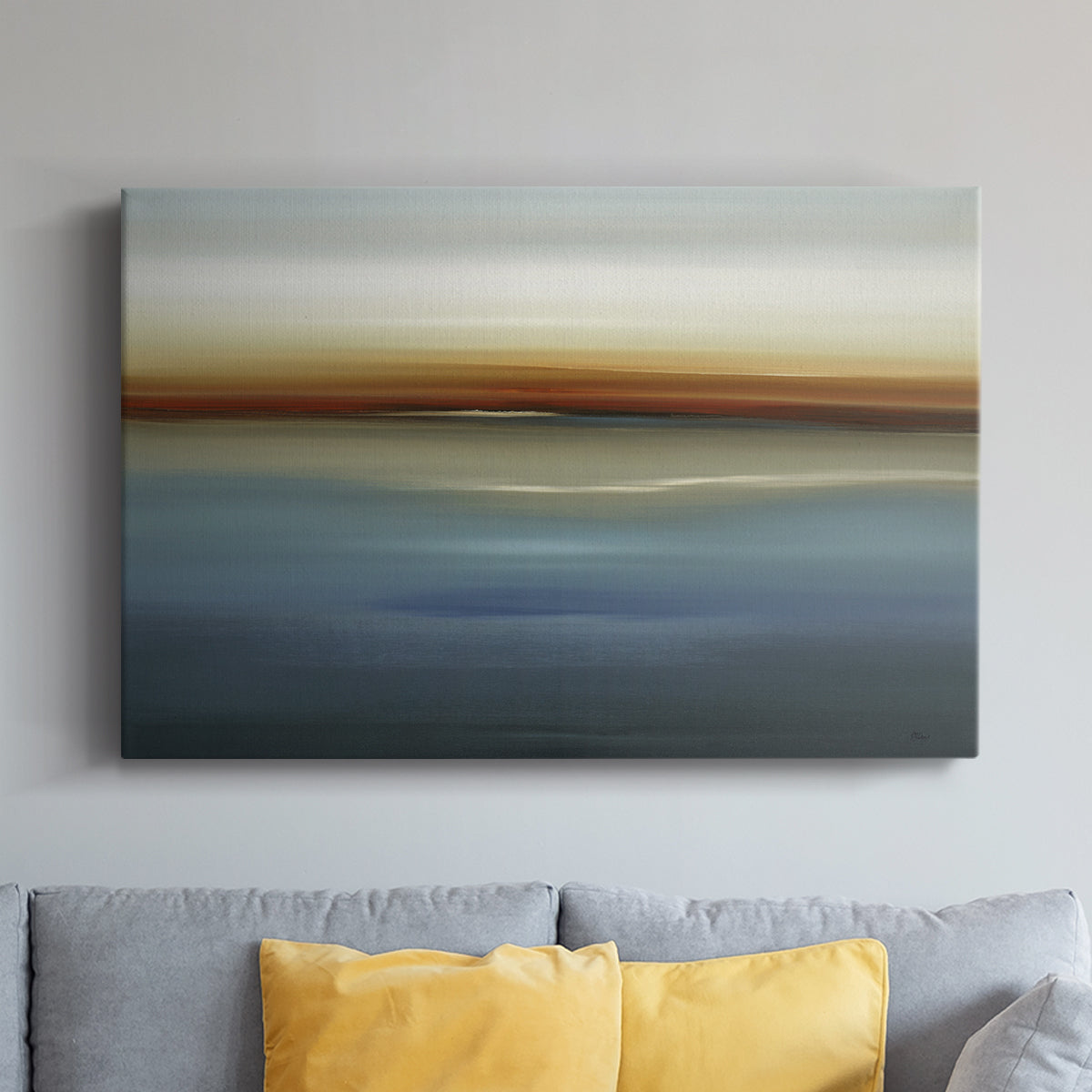 Beside the Blue II - Canvas Art Print