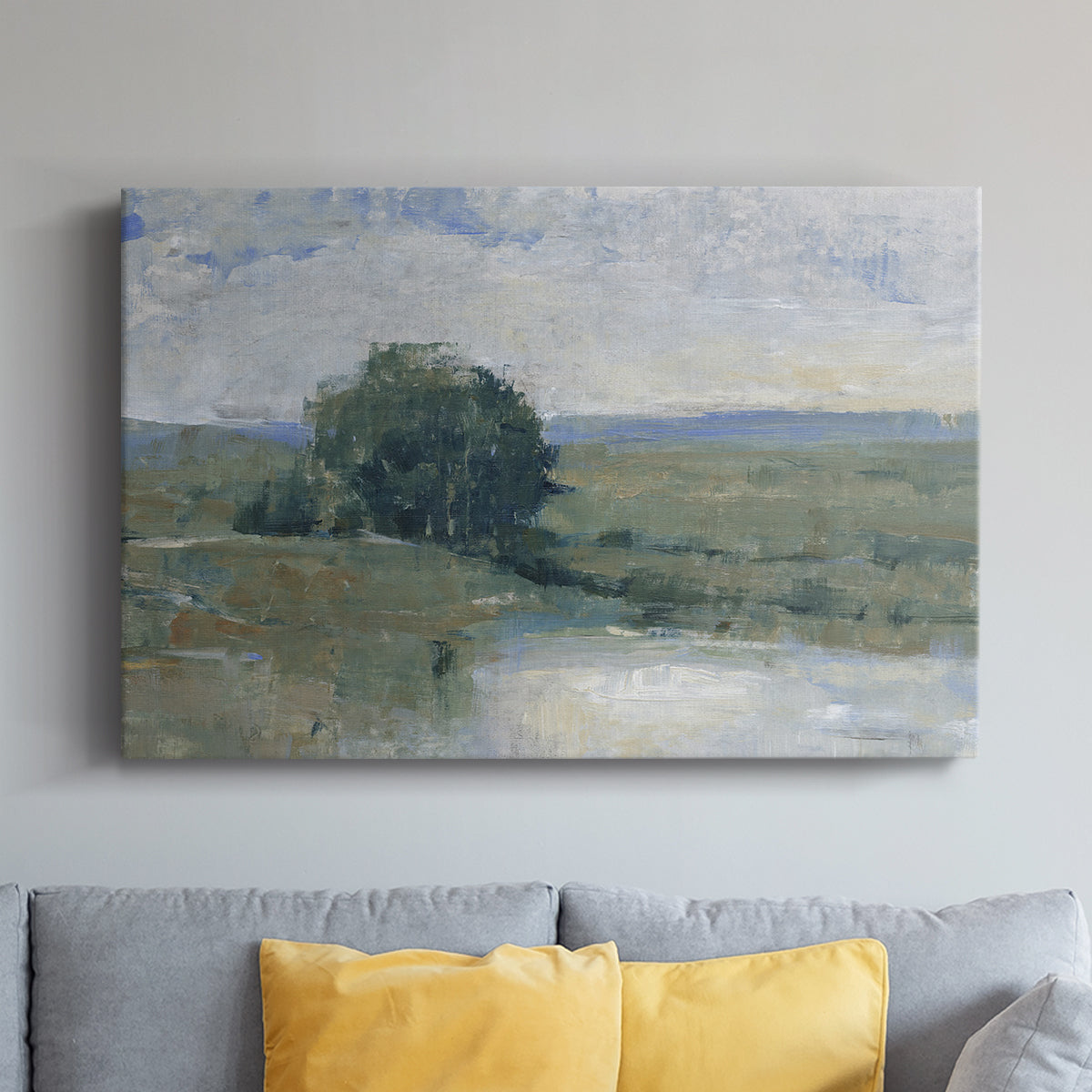 Riverbank Impression I - Canvas Art Print