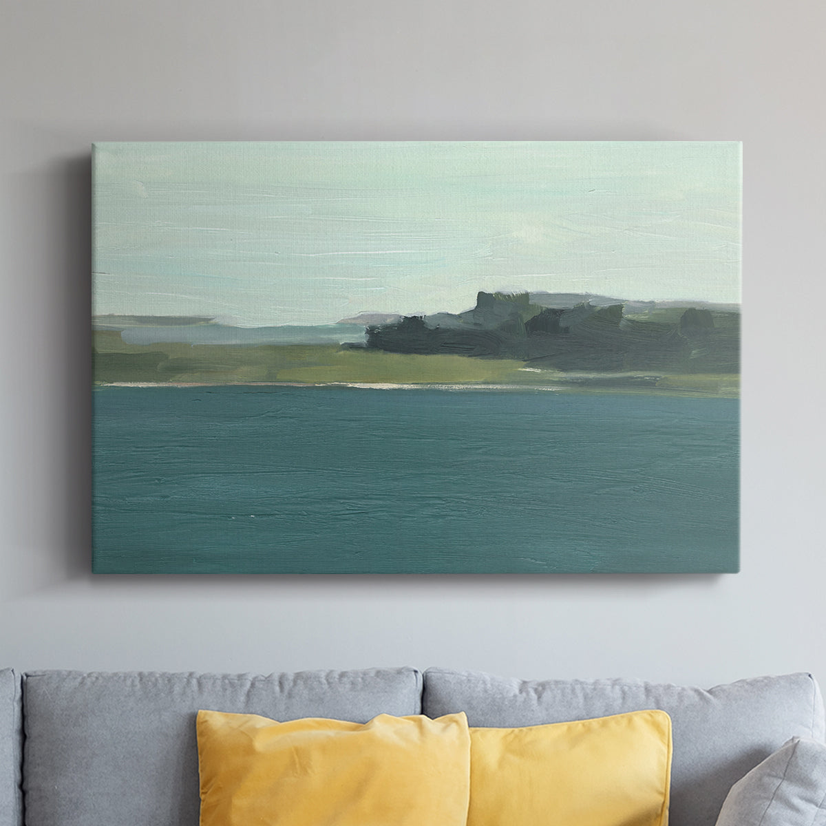 Calming Lake View II - Canvas Art Print