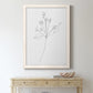 Botanical Gesture V - Premium Canvas Framed in Barnwood - Ready to Hang