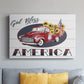 God Bless America Truck - Canvas Art Print
