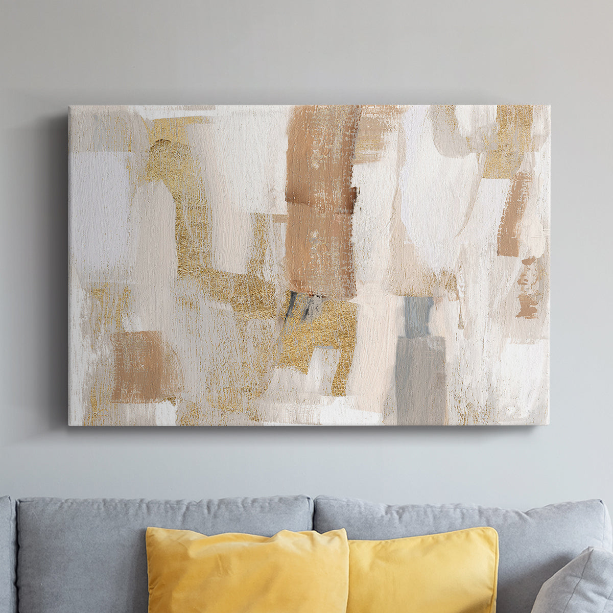 Gold Quartz I - Canvas Art Print