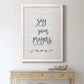 Say Your Prayers - Premium Canvas Framed in Barnwood - Ready to Hang