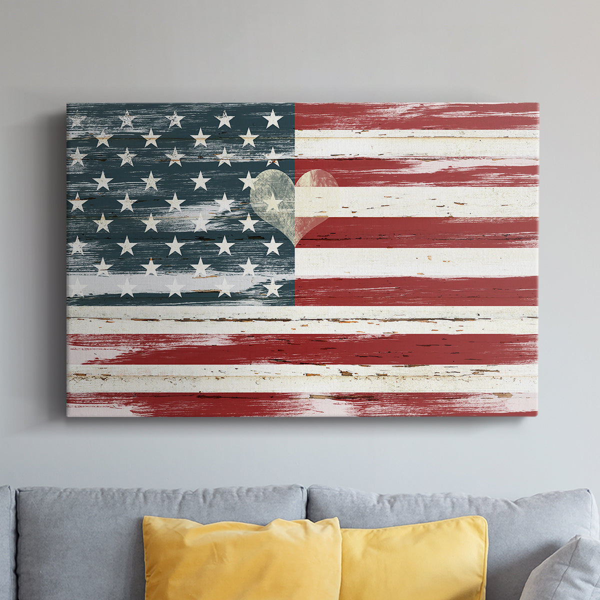 Heart of America - Canvas Art Print