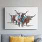 Modern Longhorns I - Canvas Art Print