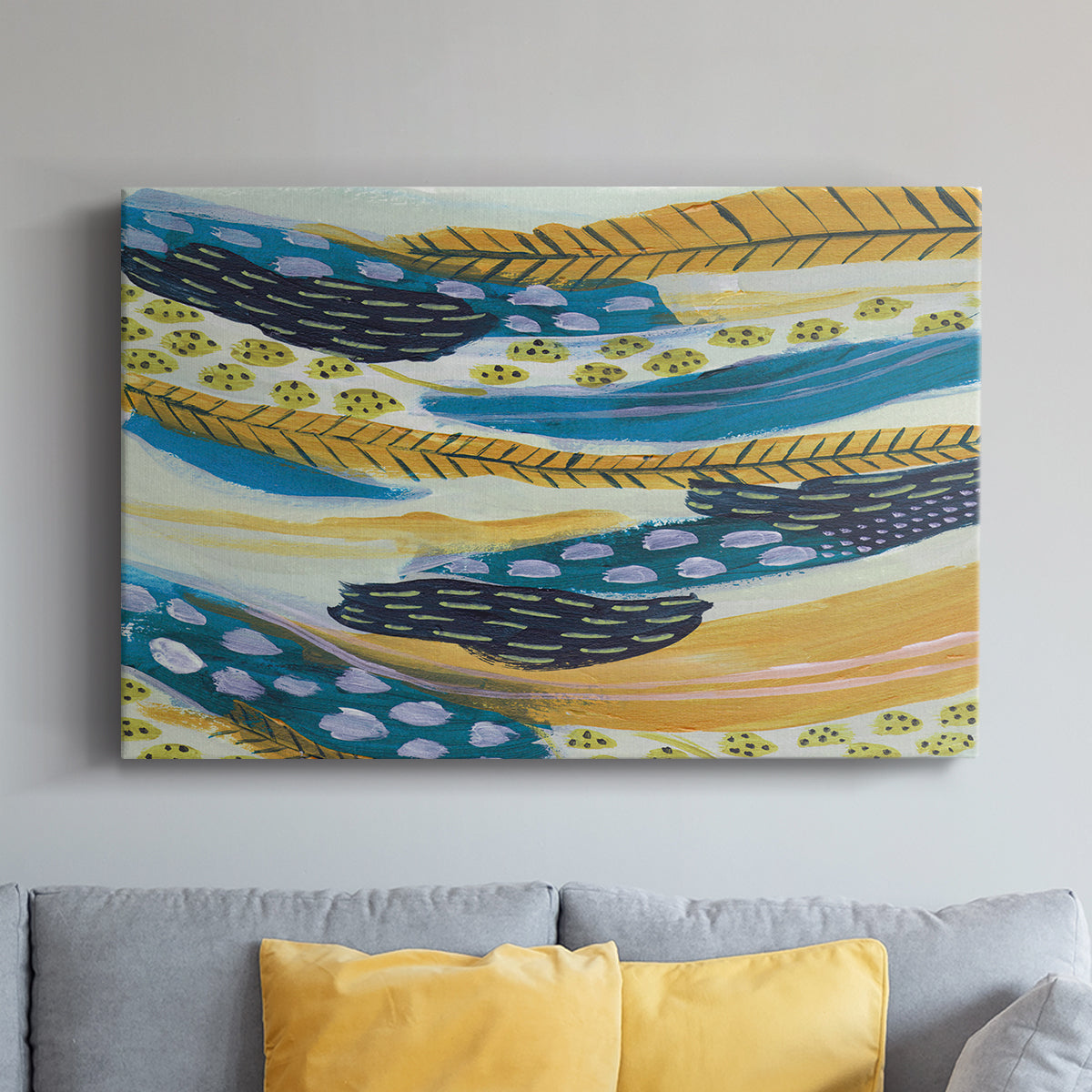 Feathery III - Canvas Art Print