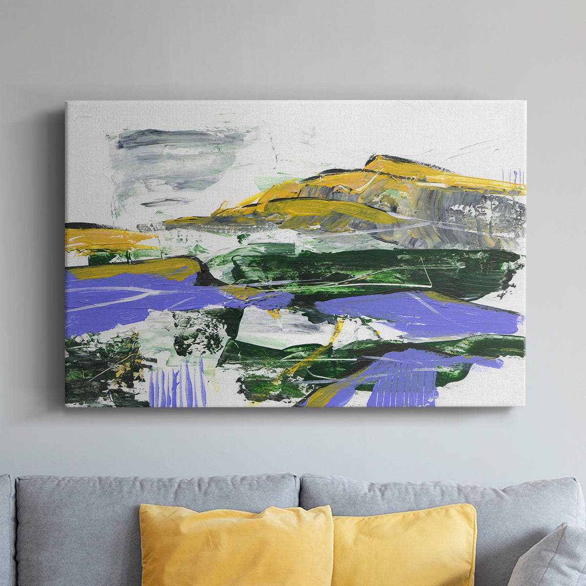 Silent Mountain VI - Canvas Art Print